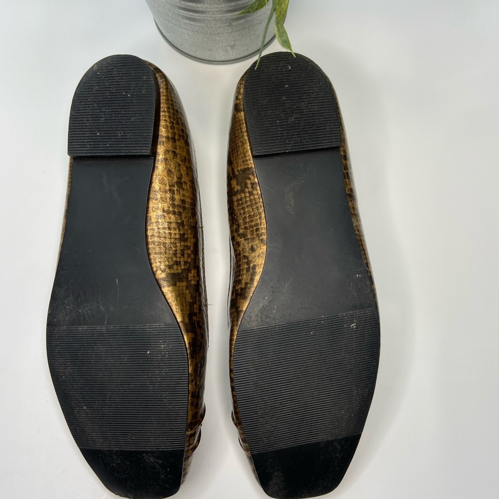 Guess Gold Metallic Flats Size 6 - Picture 5 of 5